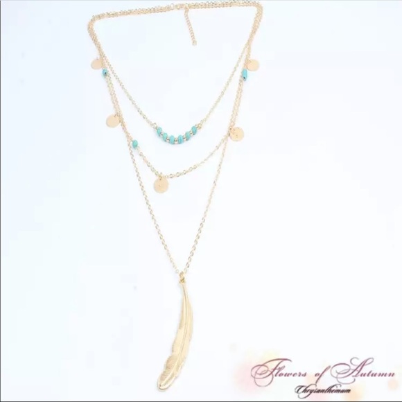 Triple-Layered Boho Necklace - Picture 2 of 3